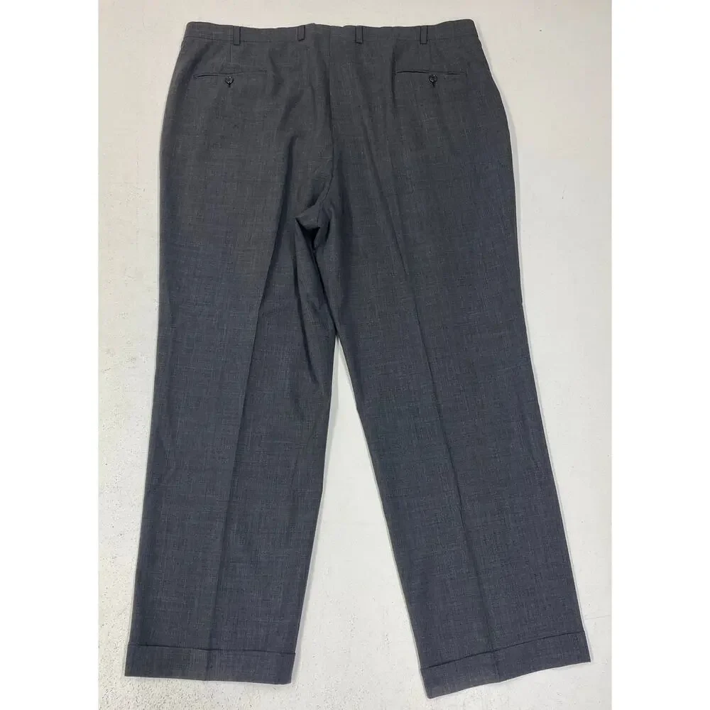VTG Brooks Brothers Brookscool 2-piece 3-button wool pleated suit 50XL